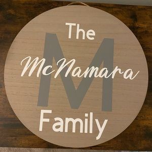 Handmade Personalized Family Wood Sign